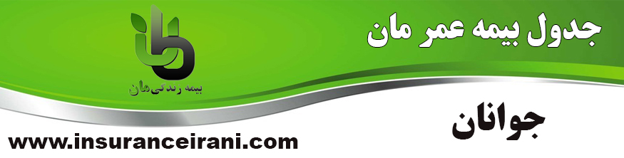جدول بیمه عمر مان جوانان